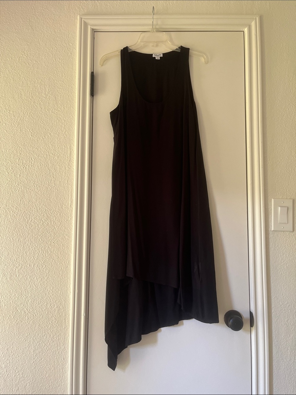 Splendid Black Sleeveless High-Low Tank Dress